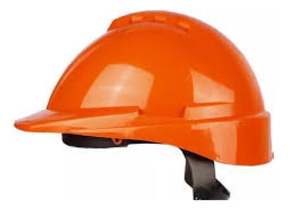 Casco de seguridad Naranja con Arnés Standard