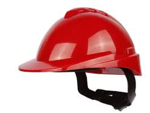 Casco de seguridad Rojo con Arnés Standard